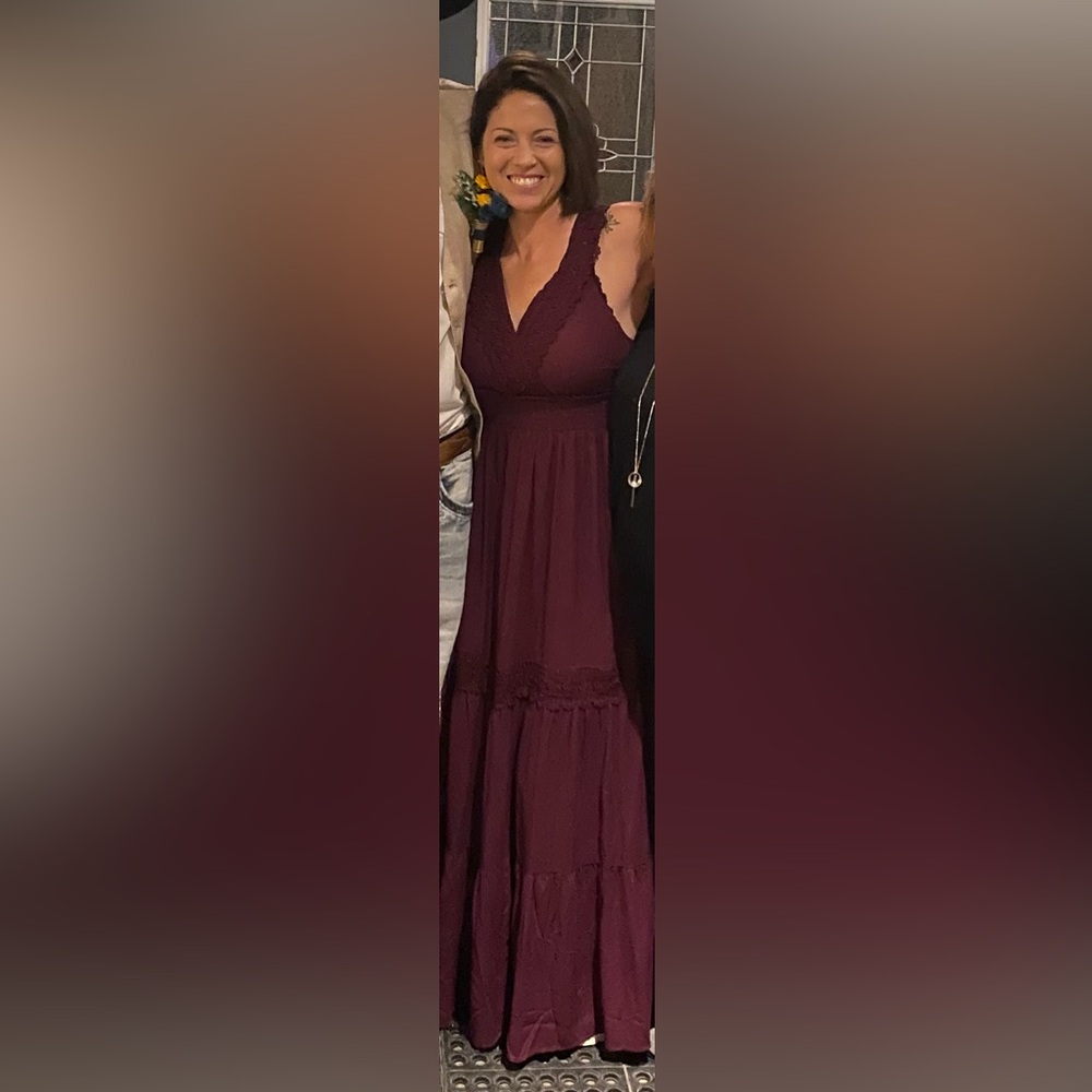 Altered State Low Cut Maxi Dress